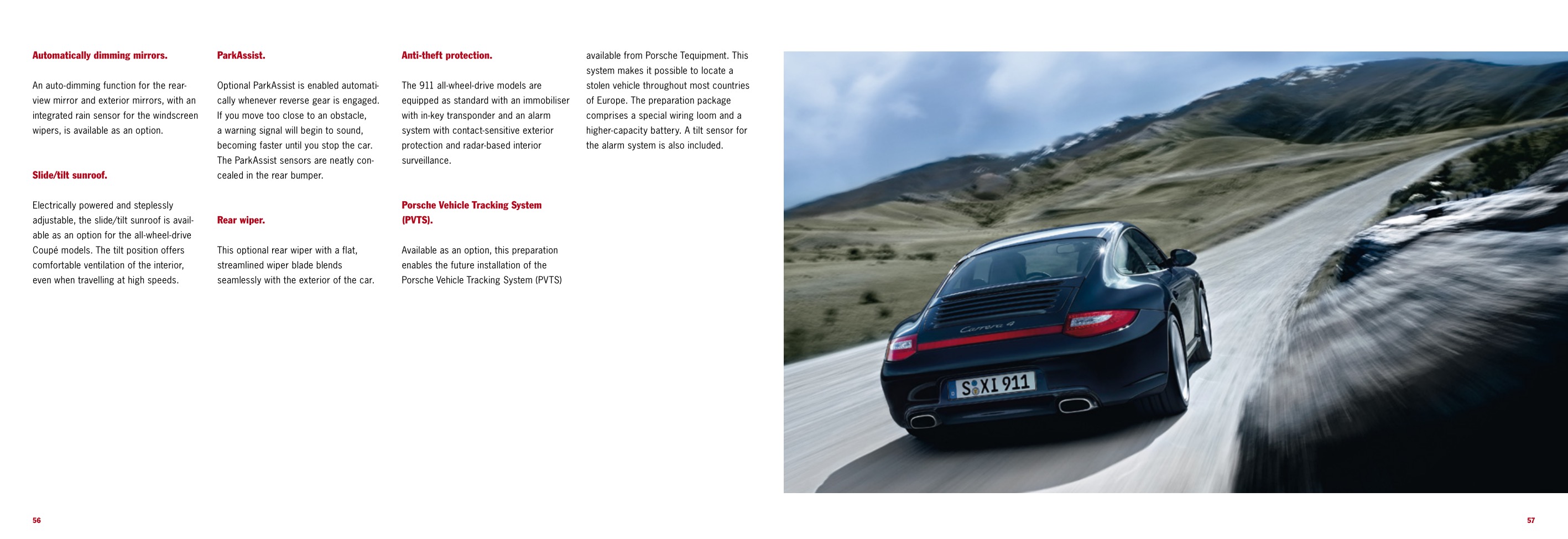 2012 Porsche 911 997 Brochure Page 23